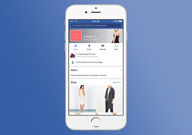 Facebook chính thức thử nghiệm thêm nút mua hàng trực tiếp